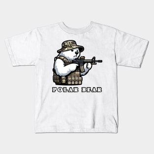 Tactical Polar Bear Kids T-Shirt